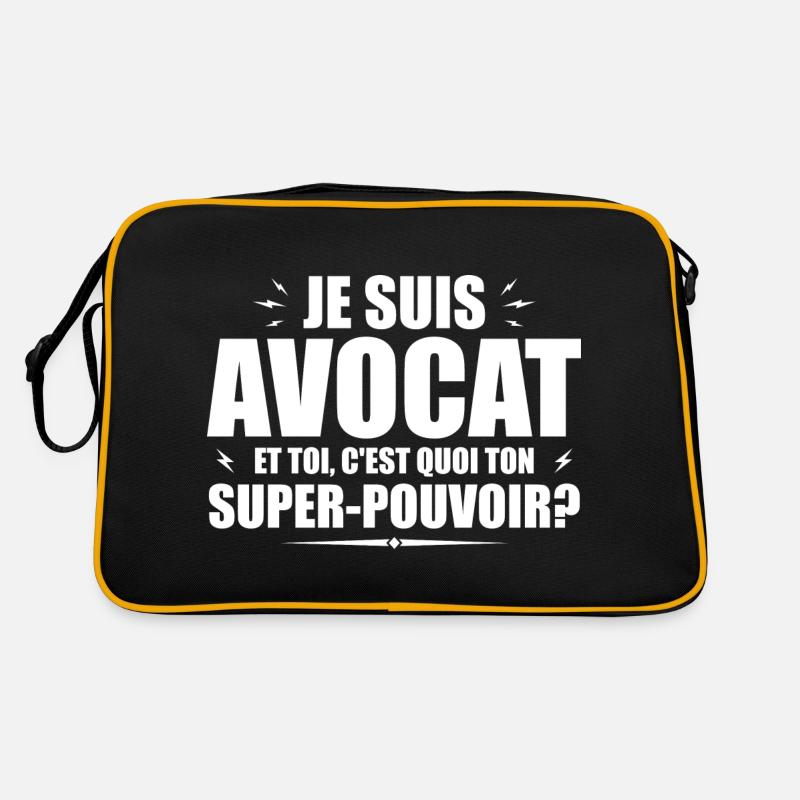 Ich bin Anwalt. Was ist deine Superkraft? Retro Tasche