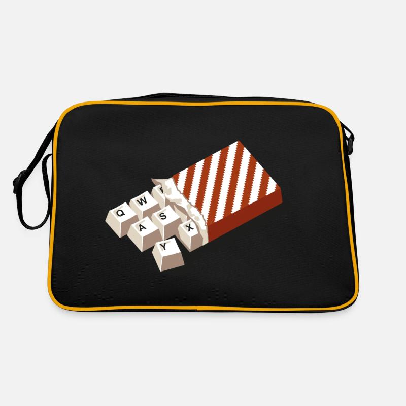 chockeys v2 - Retro Tasche - Schwarz/Gold