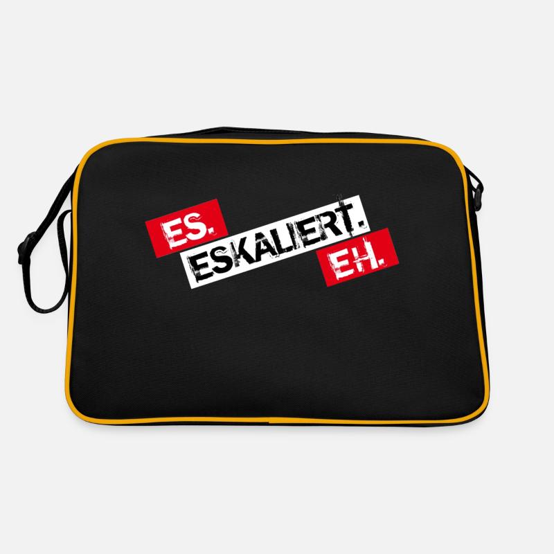Es Eskaliert Eh Retro Tasche