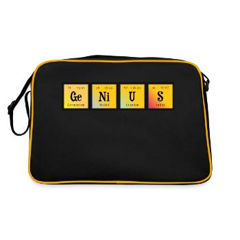 Genius - Retro Bag - black/gold - Back