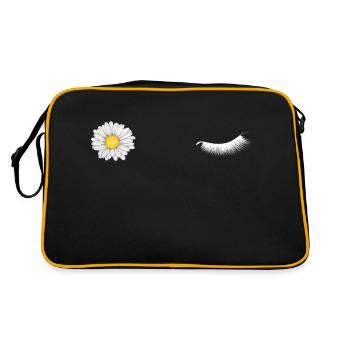 clin d'œil camomille - Sac Retro - noir/or - Dos