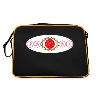 Japon bambou voyage meilleur pays moderne japonais - Sac Retro - noir/or - Dos
