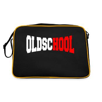 oldschool hooligan ultra fan articles fan football - Retro Bag - black/gold - Back