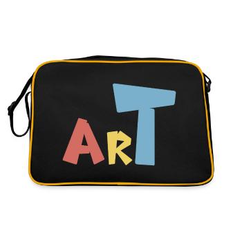 Art - Retro Bag - black/gold - Back