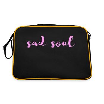 Sad Soul - Retro Bag - black/gold - Back