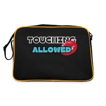 Touching Allowed - Retro Bag - black/gold - Back