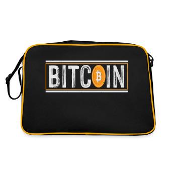 Bitcoin - Sac Retro - noir/or - Dos