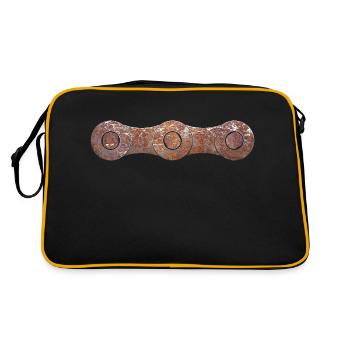 Bicycle chain - Retro Bag - black/gold - Back
