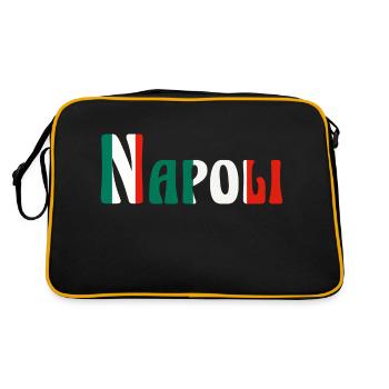 Napoli - Retro Bag - black/gold - Back
