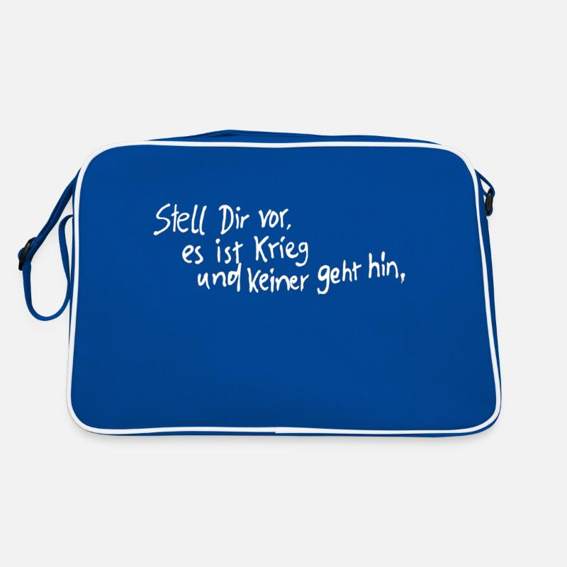 Stell dir vor, es ist Krieg... – das 80er-Graffiti Retro Tasche