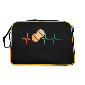 Heartbeat Medication Pill - Retro Bag - black/gold - Back