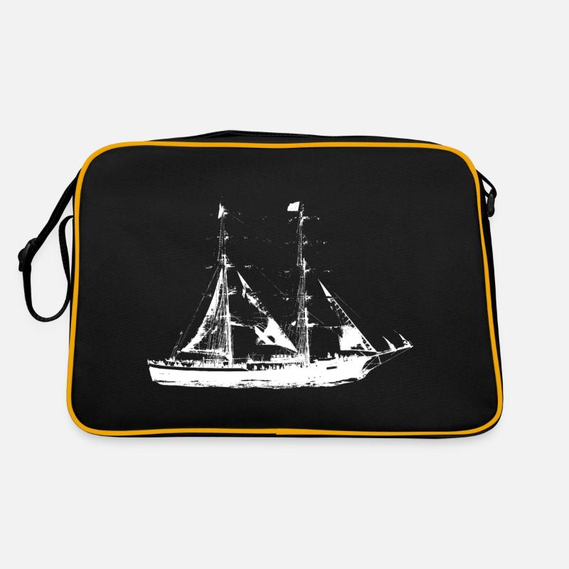 Segelschiff Retro Tasche
