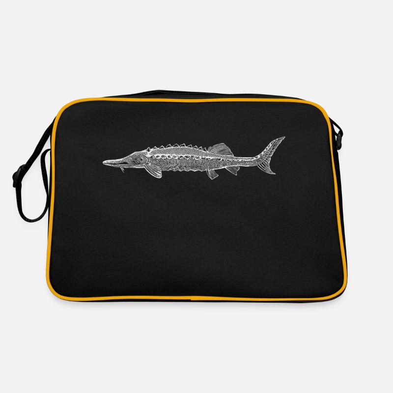 Stör - Retro Tasche - Schwarz/Gold
