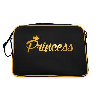 Princess - Retro Bag - black/gold - Back