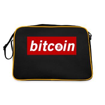 bitcoin - Bitcoin Logo Red - Retro Bag - black/gold - Back