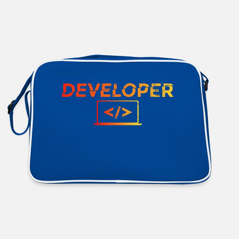 Developer - Informatik IT EDV PC Computer Shirt Retro Tasche