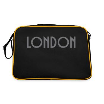 London - Retro Bag - black/gold - Back