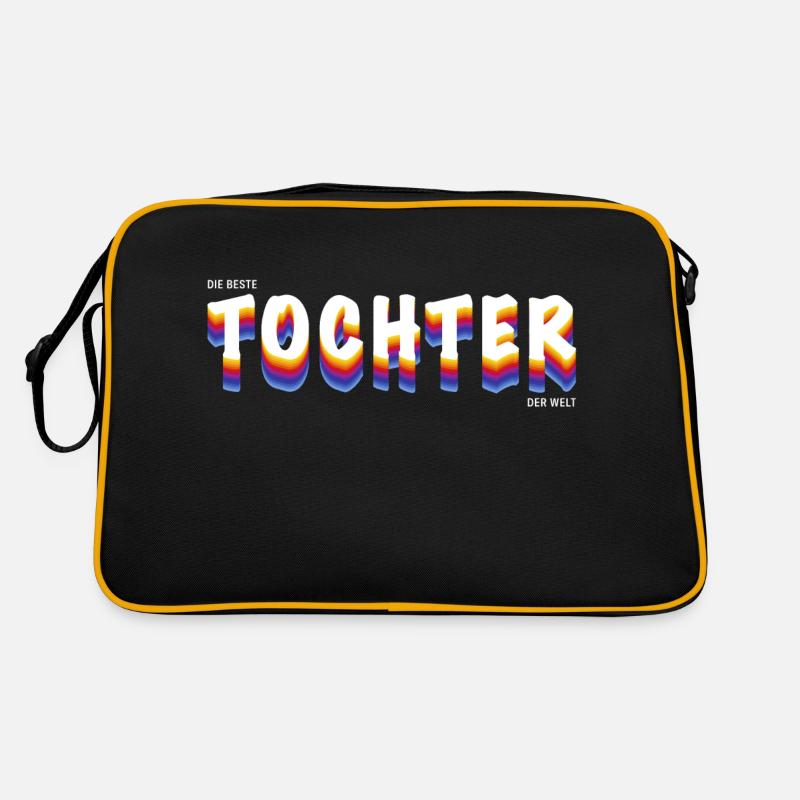 Die beste Tochter der Welt Retro Tasche