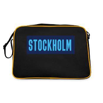 Stockholm2 - Sac Retro - noir/or - Dos