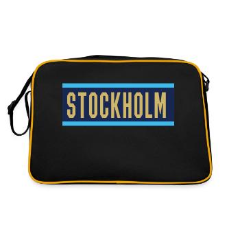 Stockholm - Sac Retro - noir/or - Dos