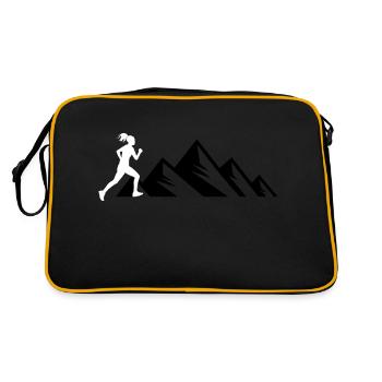 Biking Running Marathon Triathlon Bike - Retro Bag - black/gold - Back