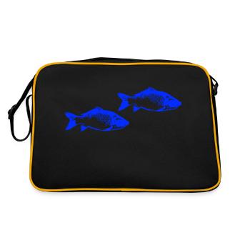 Pisces - Retro Bag - black/gold - Back
