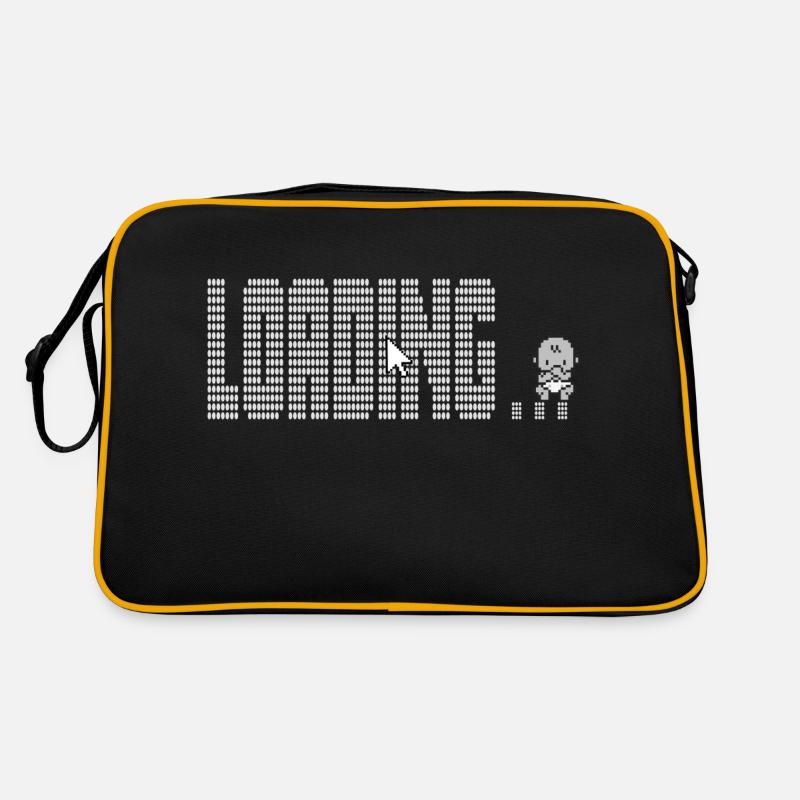 Aufladen von Babys Retro Tasche