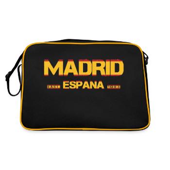 Madrid - Espagne - Sac Retro - noir/or - Dos