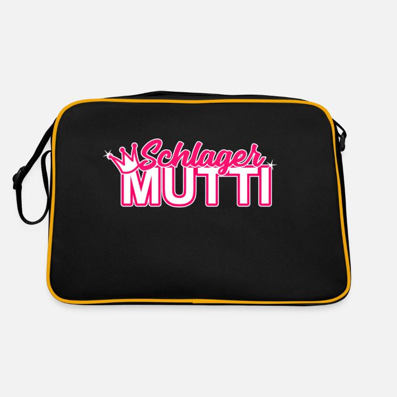 Schlager Mutti Pink Krone Retro Tasche