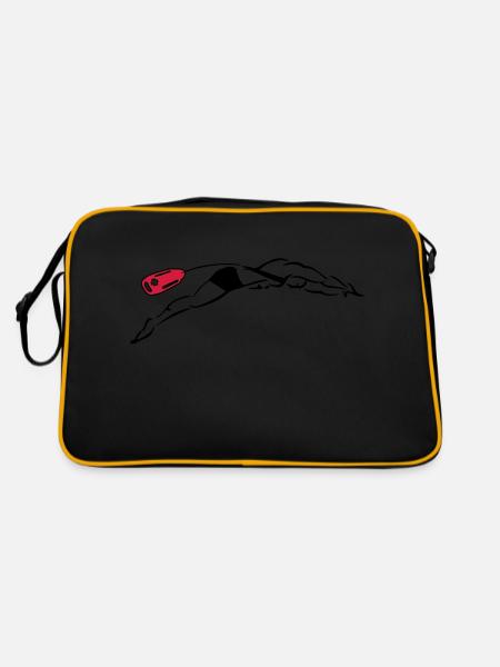 Lifeguard - Sac Retro - noir/or - Dos
