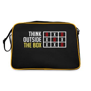 Thinking outside the Box - Retro Bag - black/gold - Back