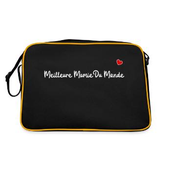 Meilleure mamie du monde - Sac Retro - noir/or - Dos