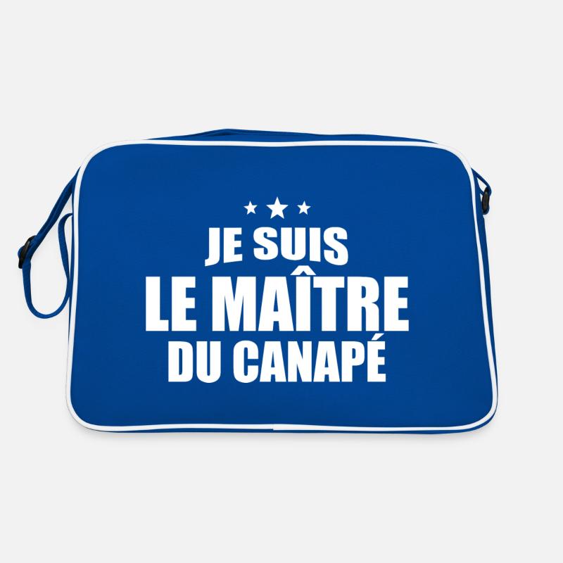 Je Suis Le Maître Du Canapé Sac Retro