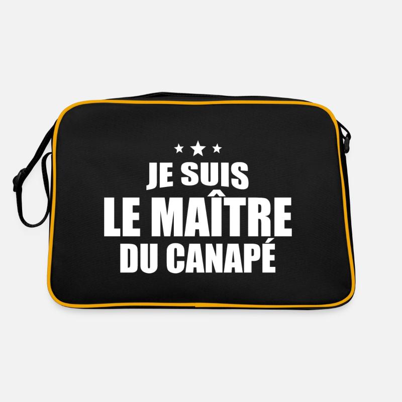 Je Suis Le Maître Du Canapé Sac Retro