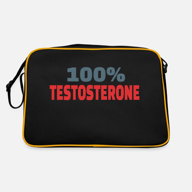 100% Testosteron Retro Tasche