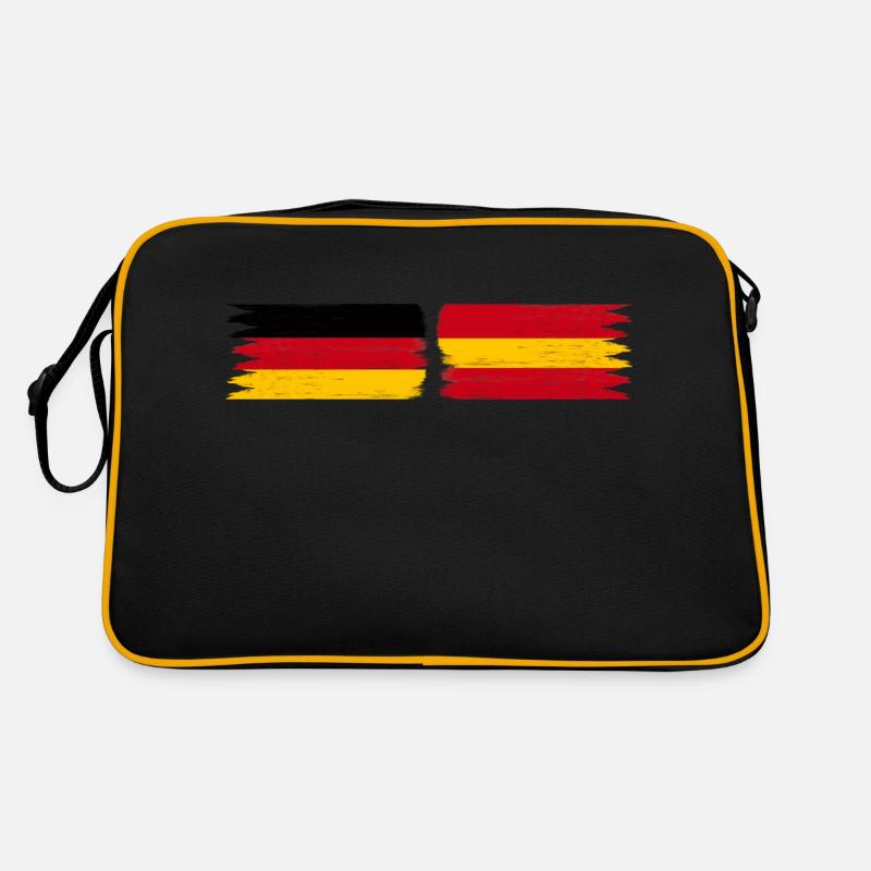 Allemagne Espagne Drapeau Sac Retro