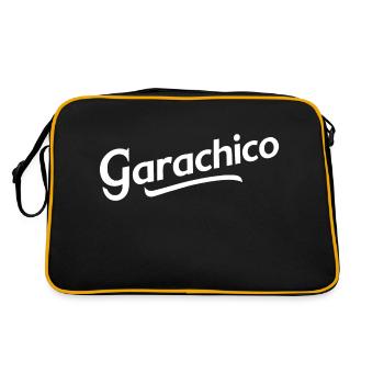 Garachico - Retro Tasche - Schwarz/Gold - Hinten