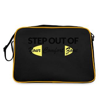 Sortez de votre zone de confort - Sac Retro - noir/or - Dos