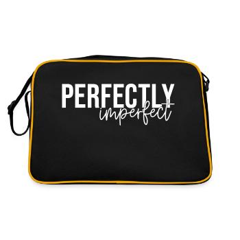 Embrassez des moments parfaitement imparfaits chaque jour - Sac Retro - noir/or - Dos