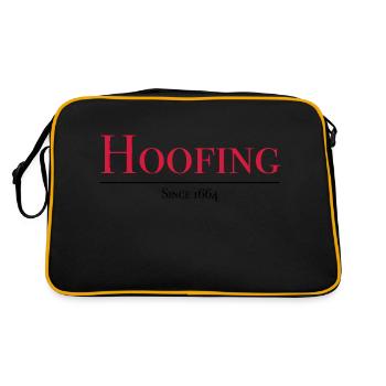 Hoofing Since 1664 - Retro Bag - black/gold - Back