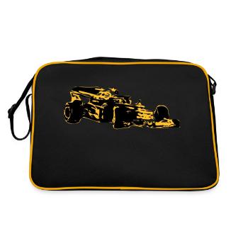 Voiture de course - Sac Retro - noir/or - Dos