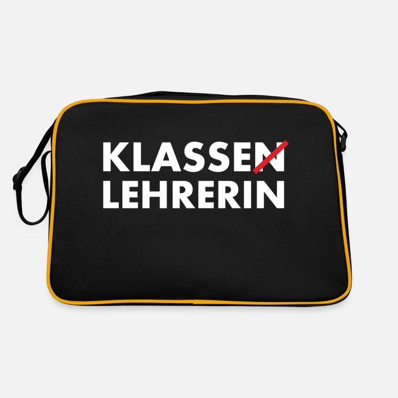 Klasse Lehrerin Klassenlehrerin Retro Tasche