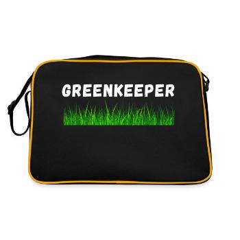 Greenkeeper jardinier de football idée cadeau - Sac Retro - noir/or - Dos