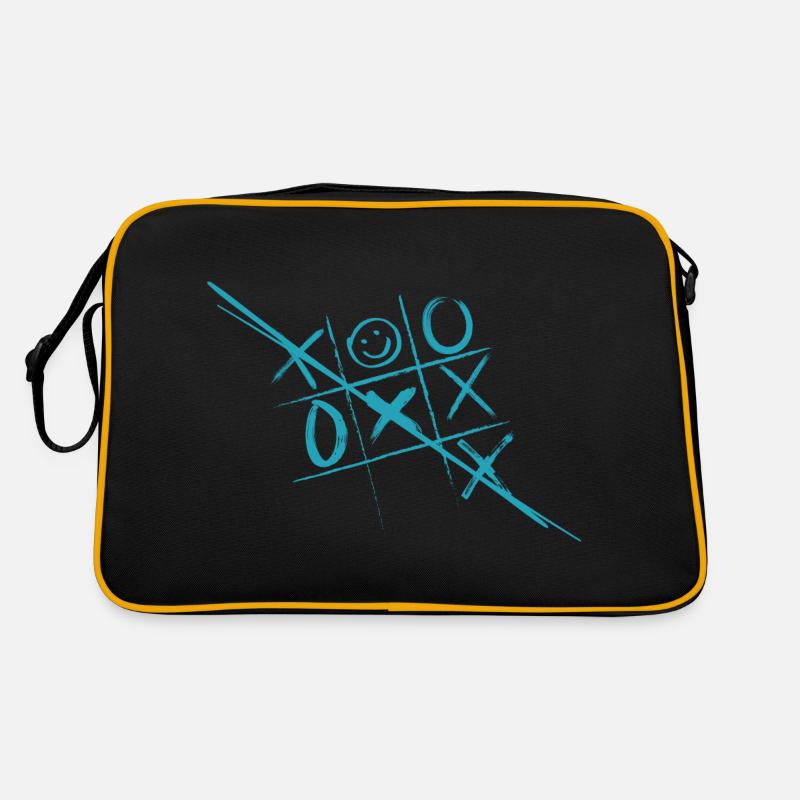 XOXO - Retro Tasche - Schwarz/Gold