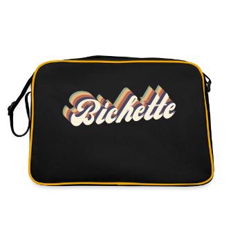 Vintage doe - Retro Bag - black/gold - Back