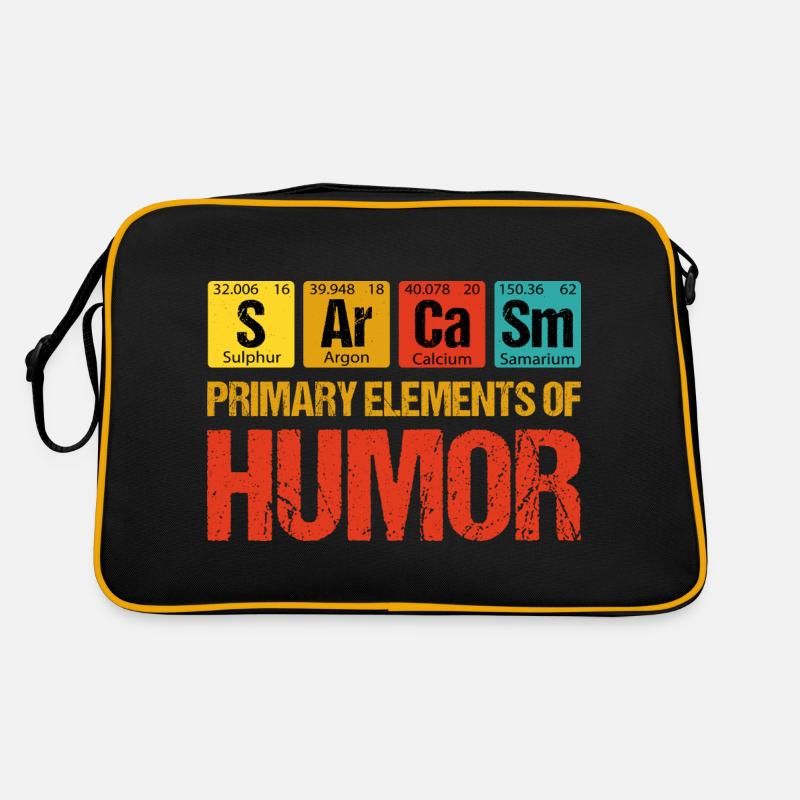 Sarcasme - Principaux éléments d’humour Sac Retro