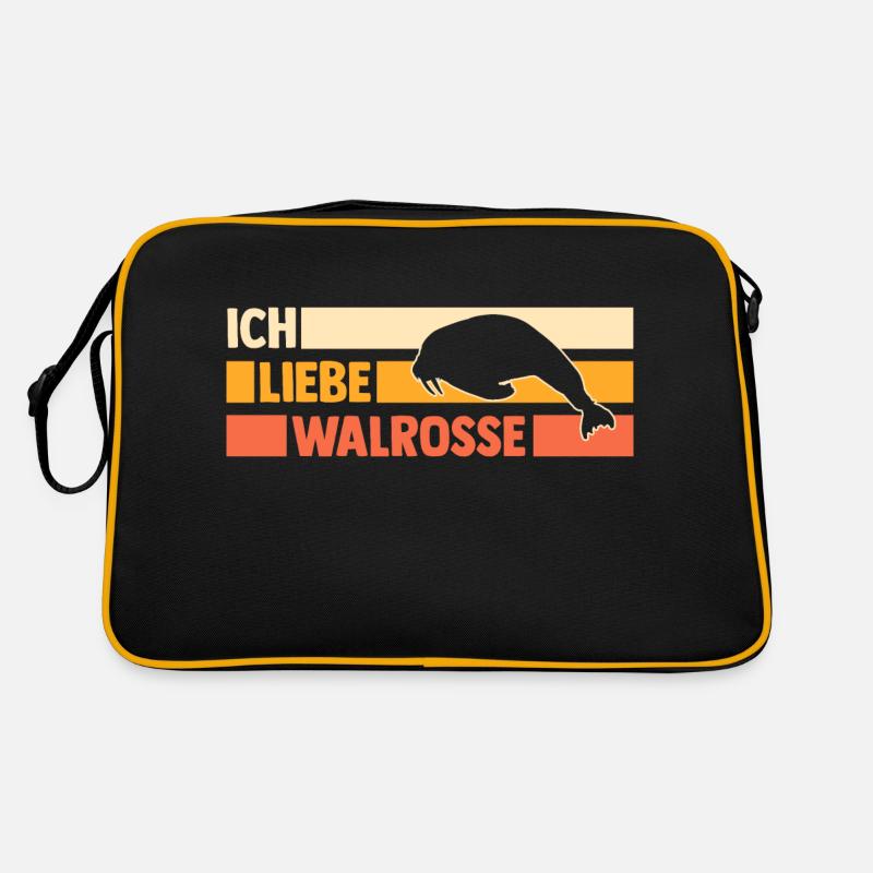 Walross Retro Tasche