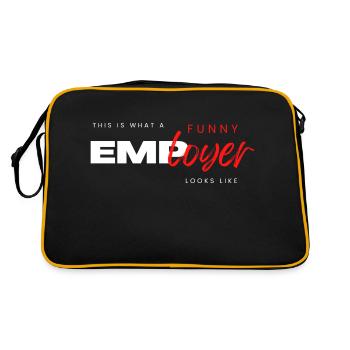 Cadeaux amusants pour le chef employeur - Sac Retro - noir/or - Dos