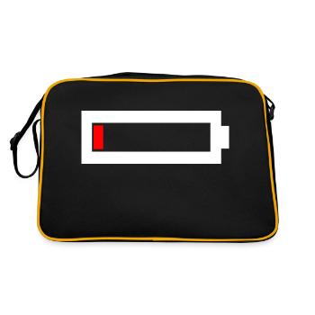 Batterie vide - Sac Retro - noir/or - Dos