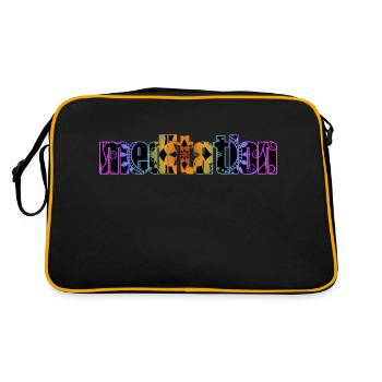 Méditation - Sac Retro - noir/or - Dos